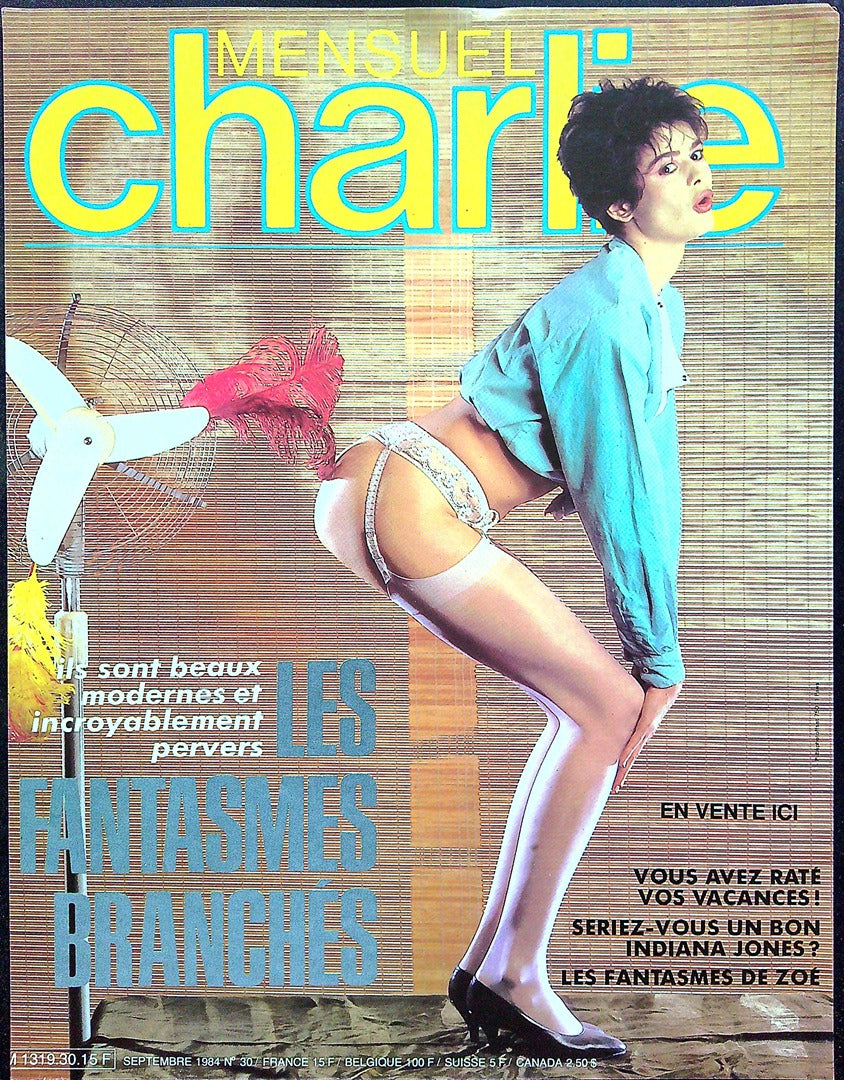Affiche de Kiosque Plv Promo Magazine Bd Charlie Mensuel N°30 Septembre 1984