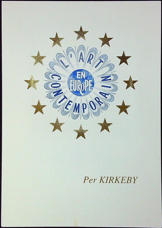 Per Kirkeby L'art Contemporain Enveloppe Dépliant Timbre 1er jour Encart Fdc Yvert et Tellier