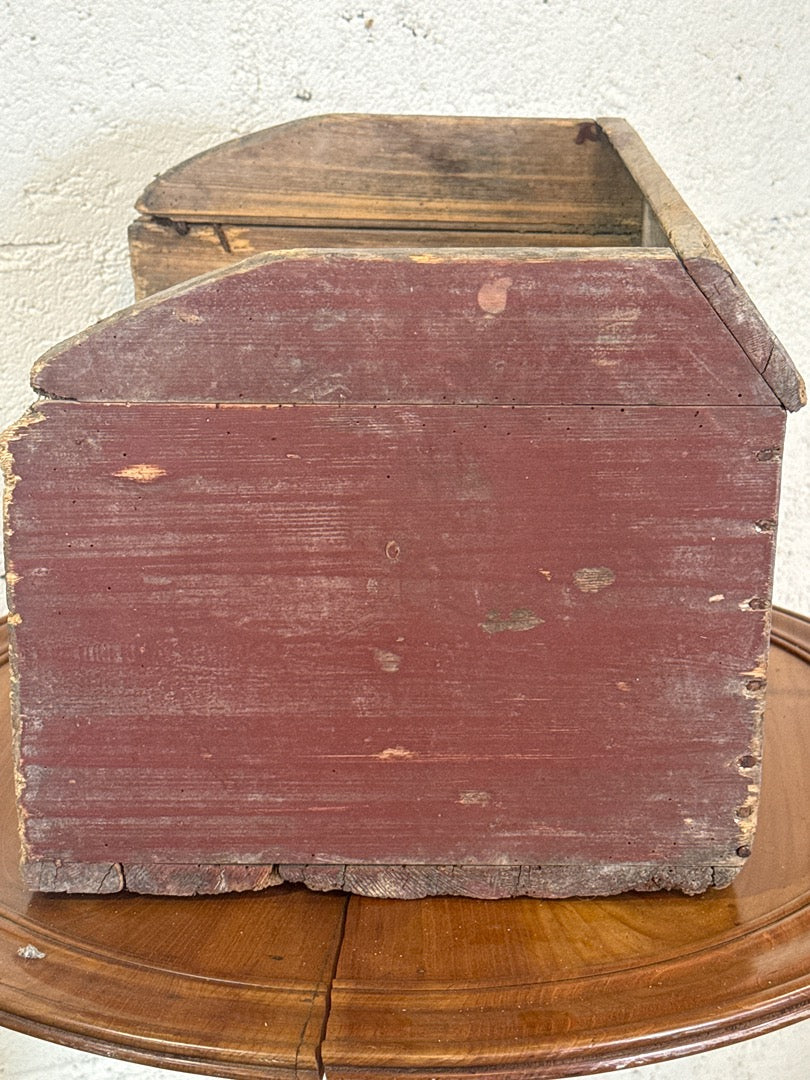 Caisse bois ancienne – Bac rangement vintage