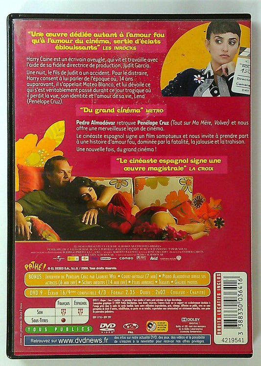 Dvd Étreintes Brisées - Almodóvar - Penélope Cruz