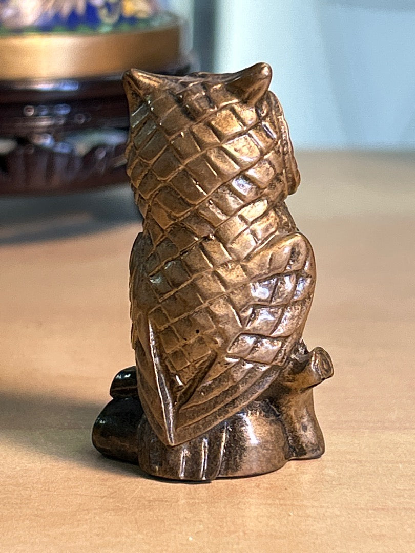 Figurine Chouette / Hibou en résine