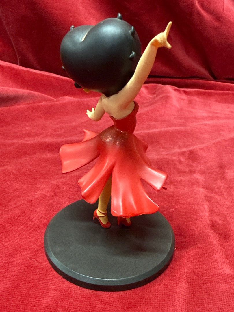 Figurine Betty Boop robe rouge Fleischer Studios