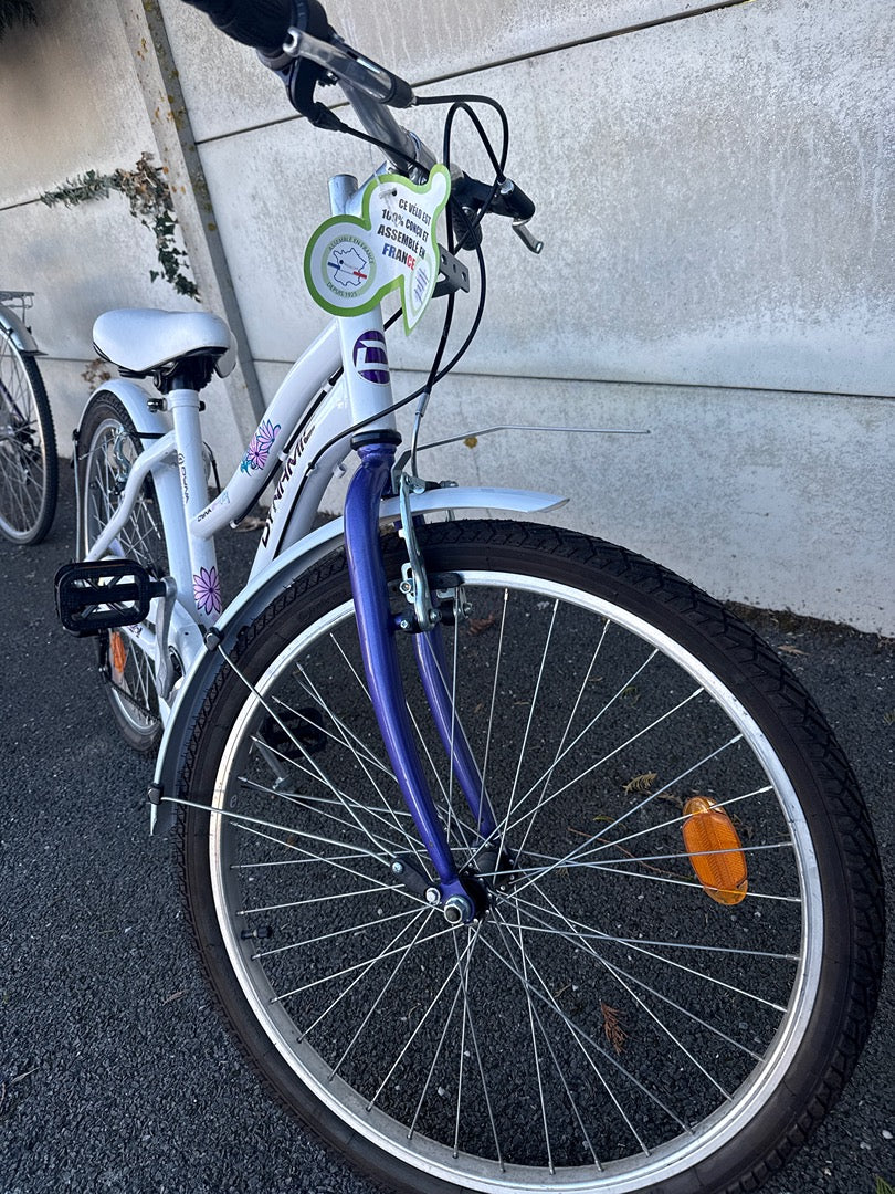 Velo ville femme Dynamic City blanc