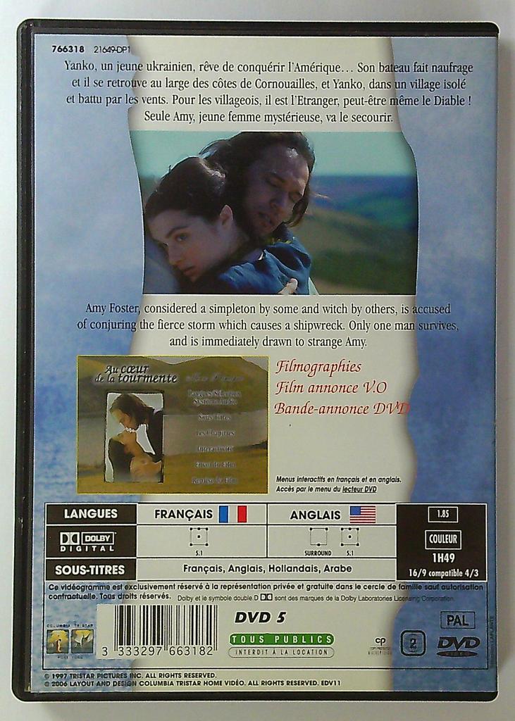 Dvd Au Cœur de la Tourmente Vincent Perez Rachel Weisz