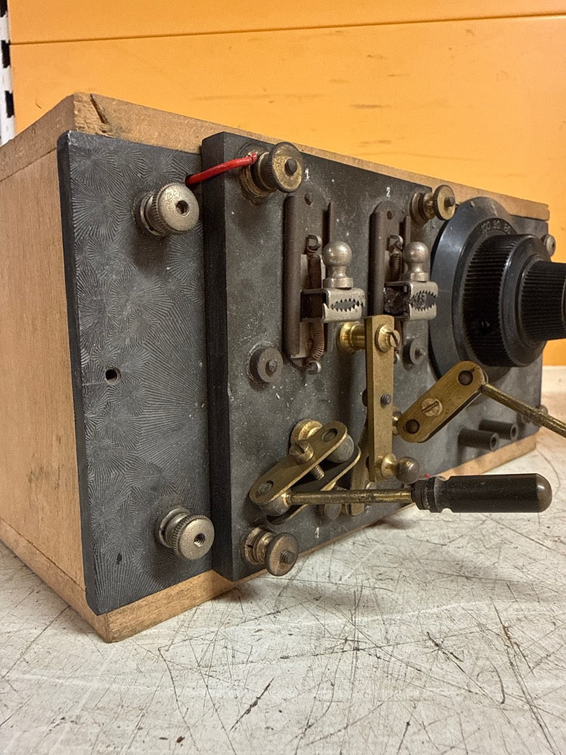 Poste à galène – Pival – Radio – Récepteur vintage bois