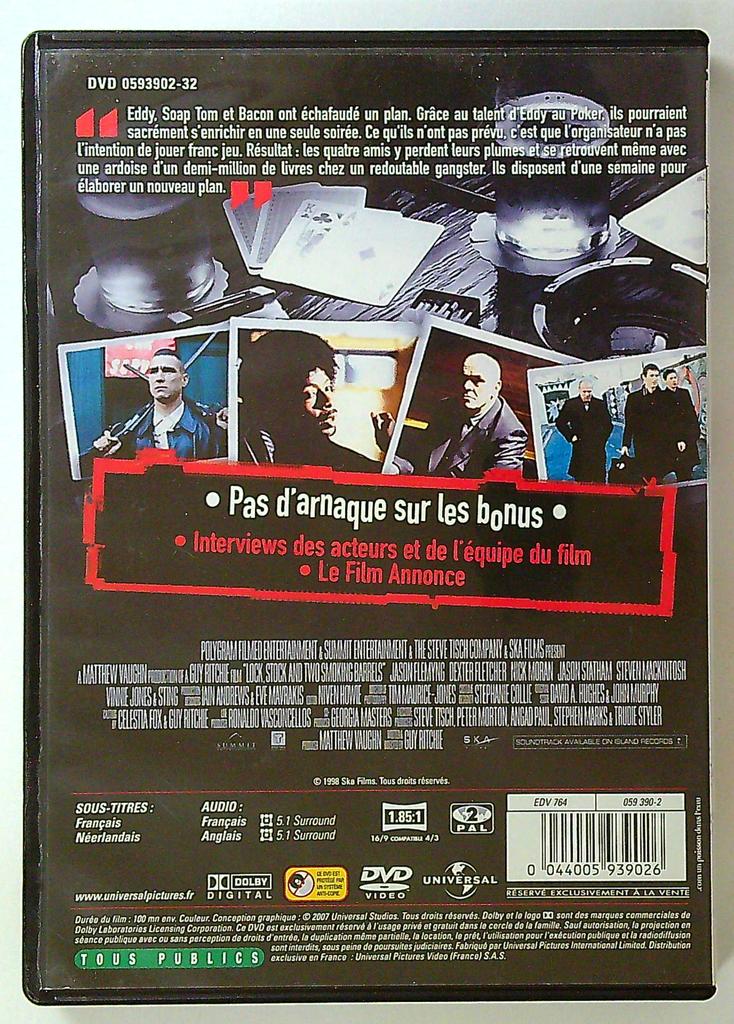 Dvd Arnaques, Crimes et Botanique - Guy Ritchie