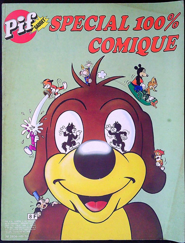 Bd Pif Gadget – Spécial 100% Comique – Bd Jeunesse – Vintage 1980