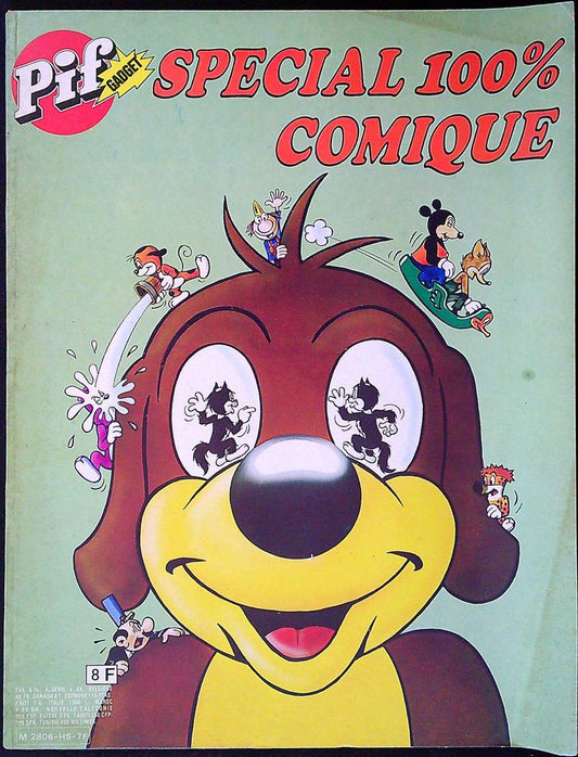 Bd Pif Gadget – Spécial 100% Comique – Bd Jeunesse – Vintage 1980
