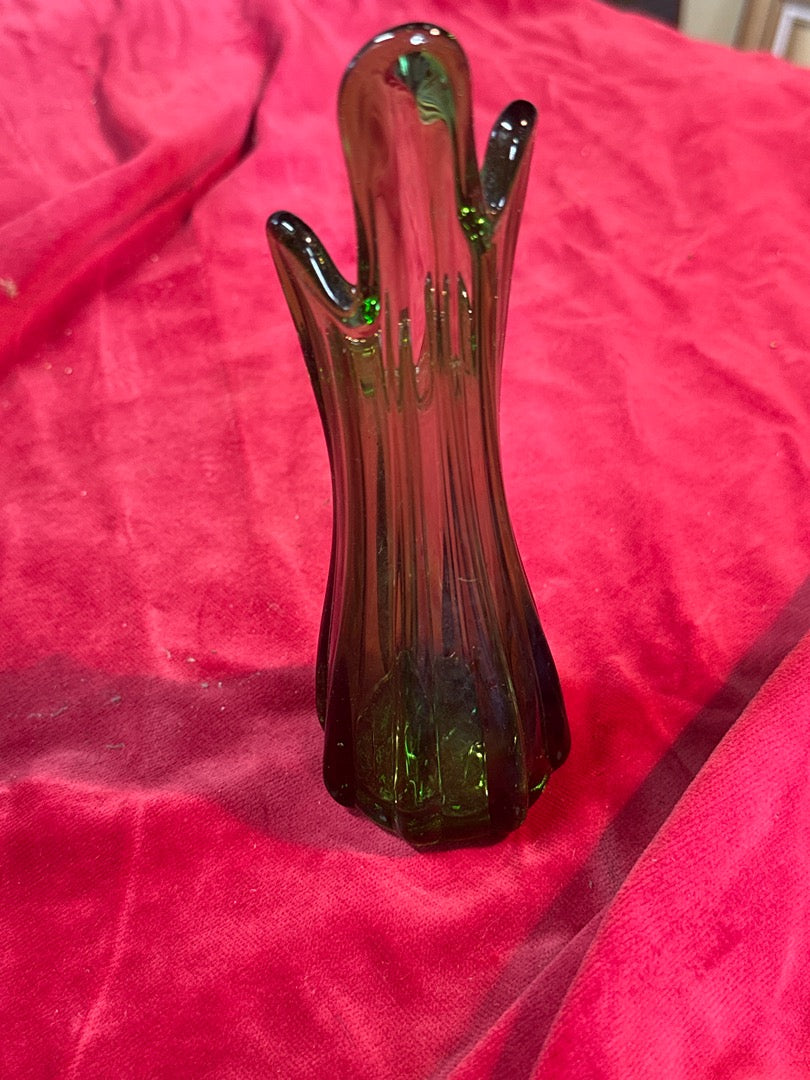 Vase soliflore – Viking Glass – Décoration – Verre vert