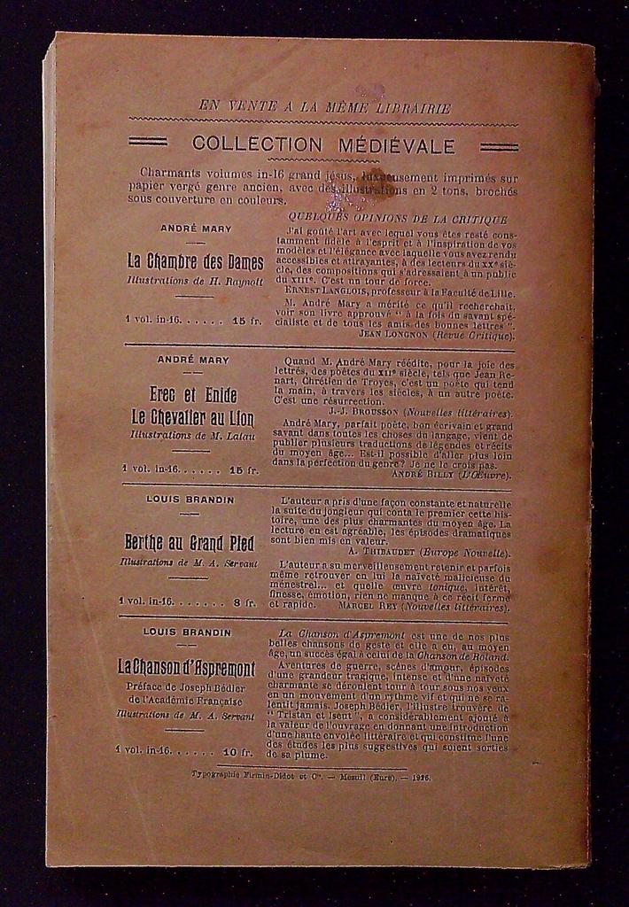 Livre Histoire de Poitou – Boissonnade – Histoire régionale
