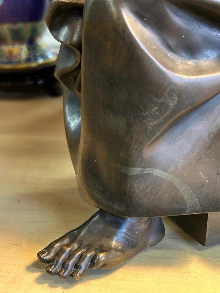 Sculpture en bronze représentant Saint Paul L'apôtre