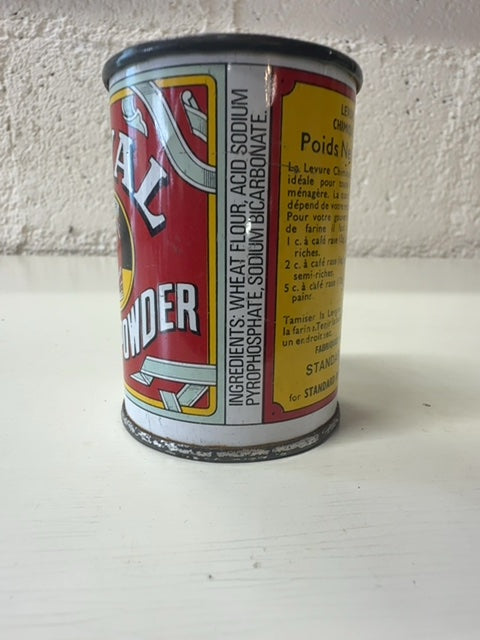 Boite vintage Royal Baking Powder Tirelire Boite en metal