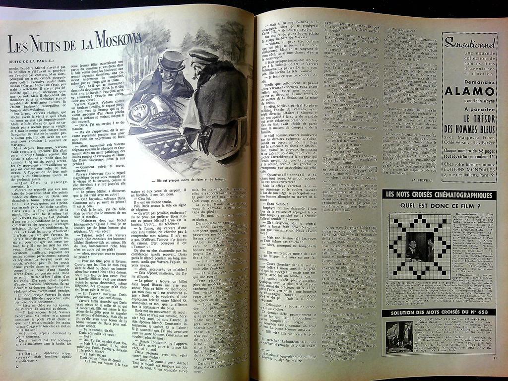 Magazine Festival N° 654 – Revue – Cinéma Vintage 1961