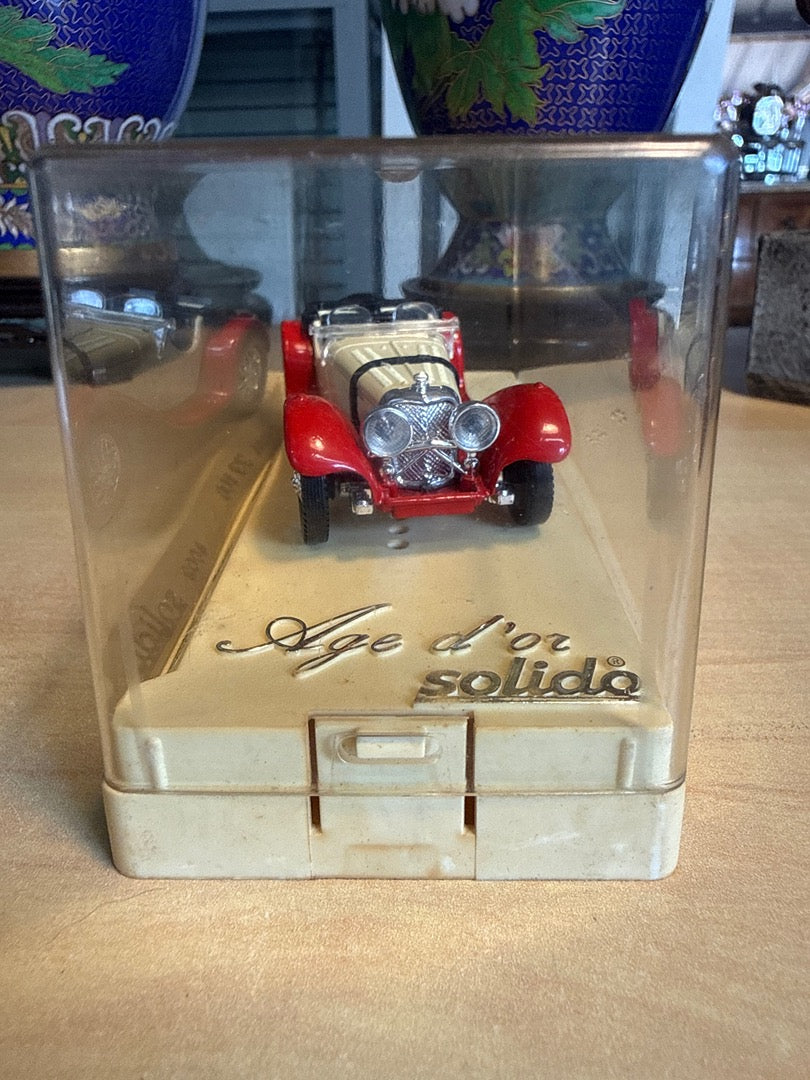 Voiture – Solido Jaguar Ss 100 – Jouets – Crème rouge