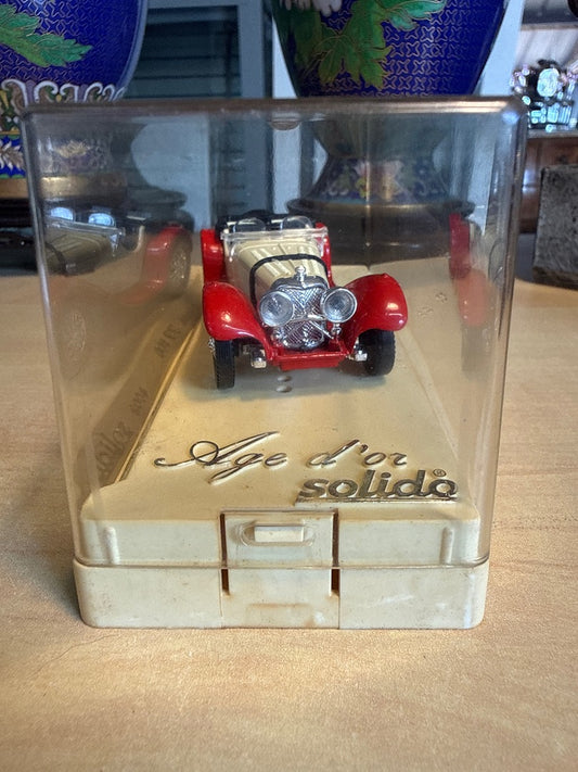Voiture – Solido Jaguar Ss 100 – Jouets – Crème rouge