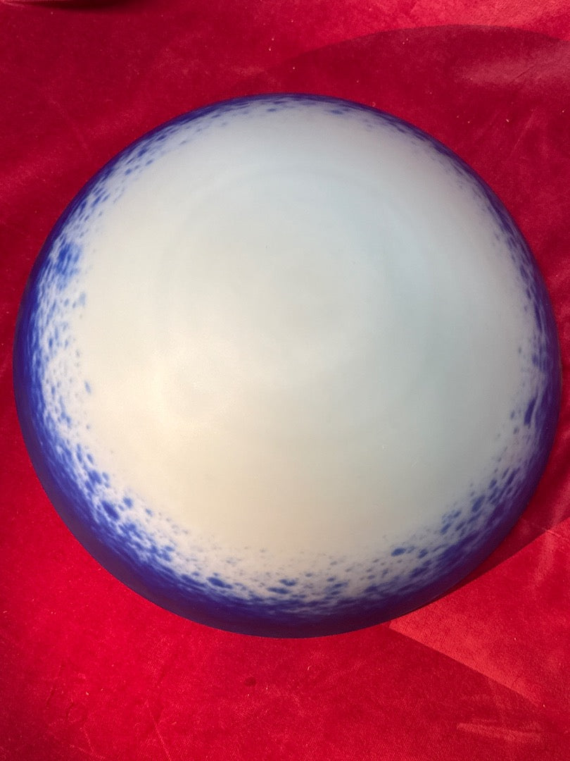 Lampe de table art nouveau pate de verre