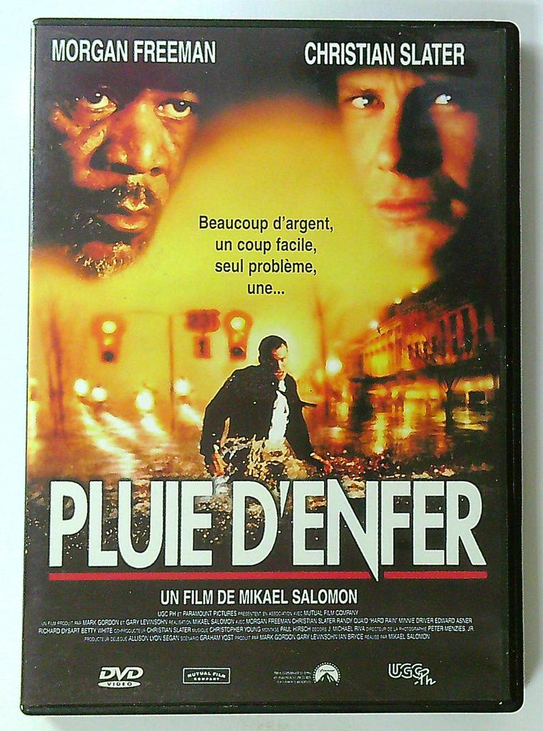 Pluie d'enfer dvd action morgan Freeman mikael Salomon