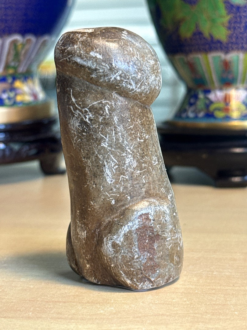 Statuette phallique – Artisanal – Décoration – Pierre sculptée