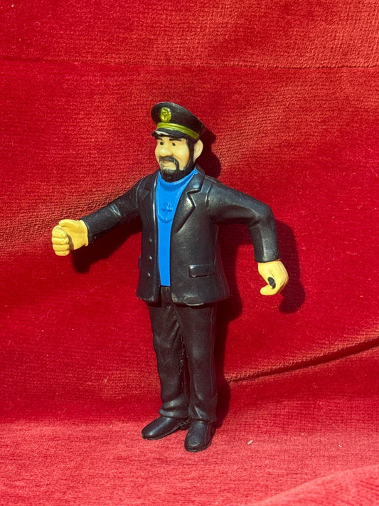 Figurine capitaine Haddock de la bande dessinée Tintin Mcdonald's 1991