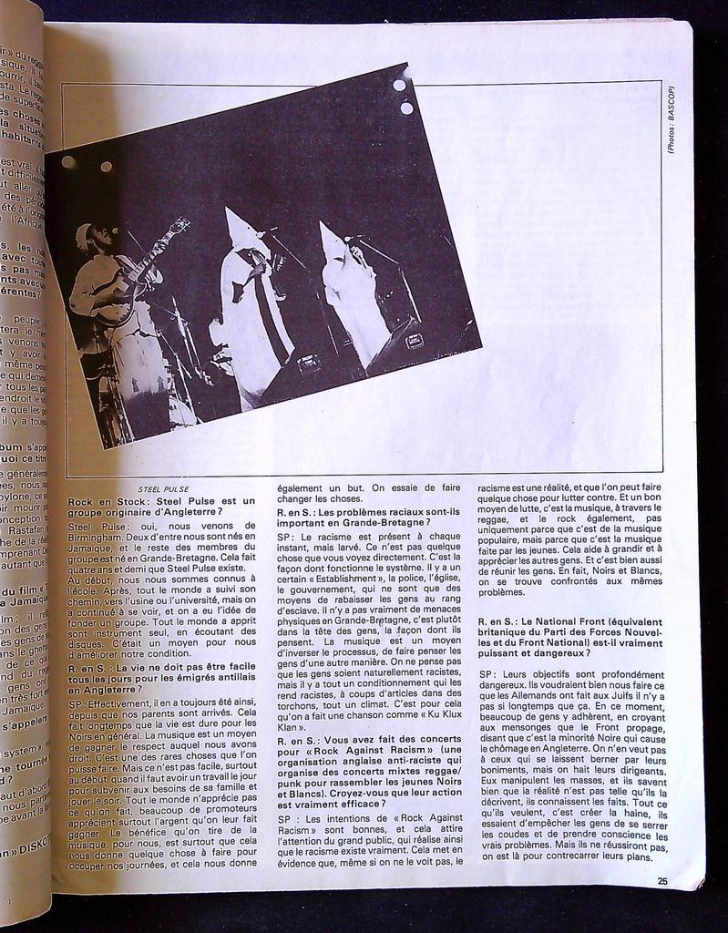 Magazine – Rock En Stock N°20 – Musique – Bob Marley Polnareff