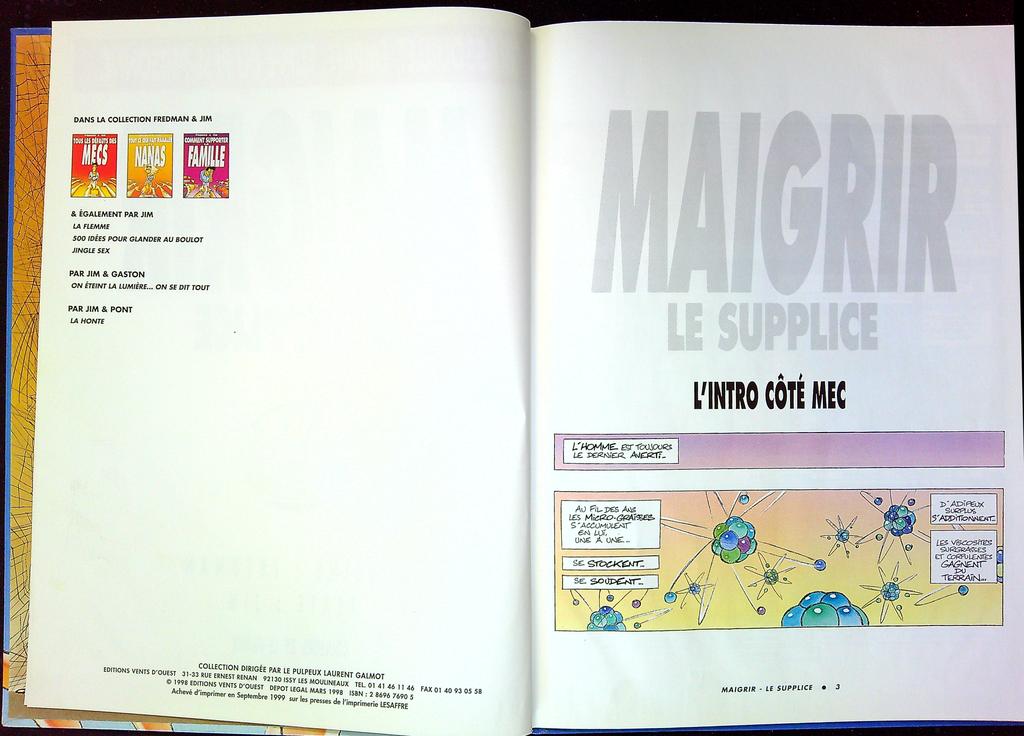 Bd – Vents d'ouest Fredman & Jim – Comics & Manga – Maigrir la torture