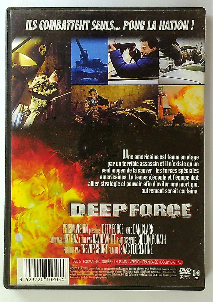 Dvd Deep Force Unité d'intervention