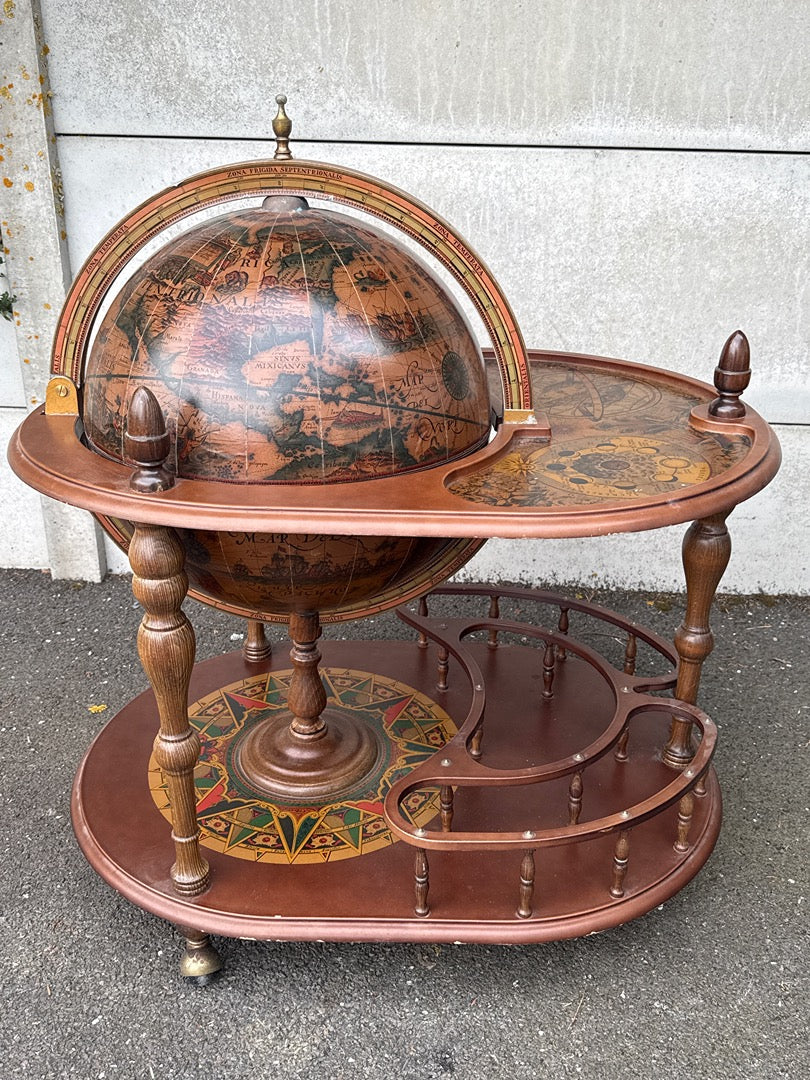 Globe bar terrestre – Vintage – Ornements – Meuble bar