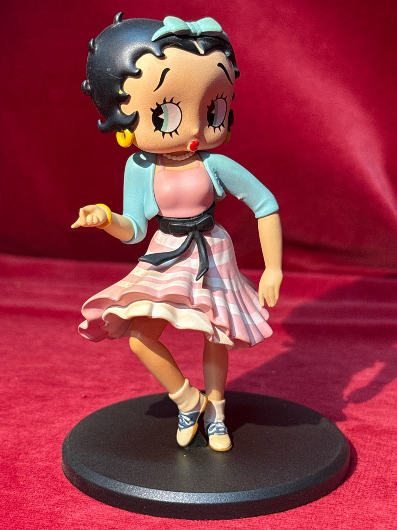 Figurine Betty Boop rose et bleu Fleischer Studios