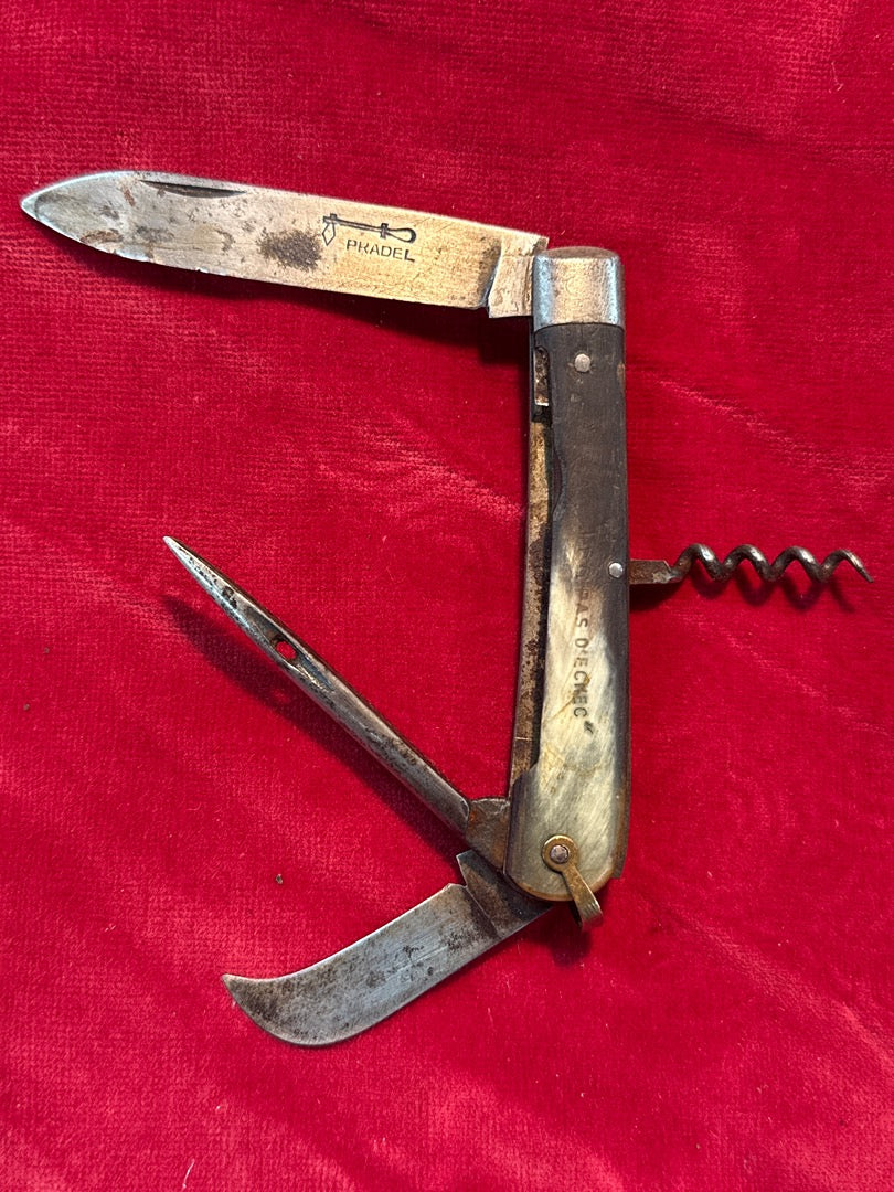 Couteau Pradel – Pas d'echec – Collection – Vintage multilame