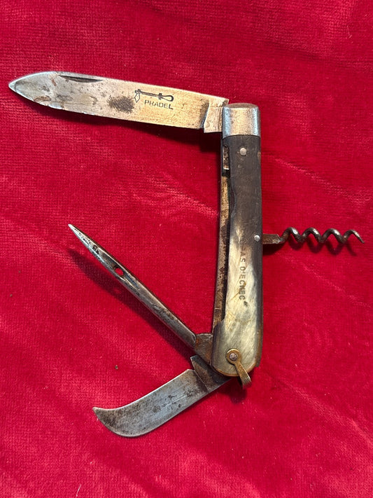 Couteau Pradel – Pas d'echec – Collection – Vintage multilame