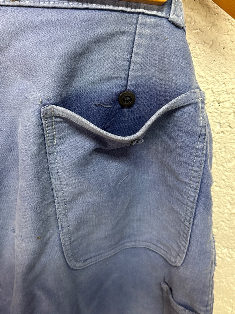 Pantalon de travail Le Mont St Michel – Bleu vintage