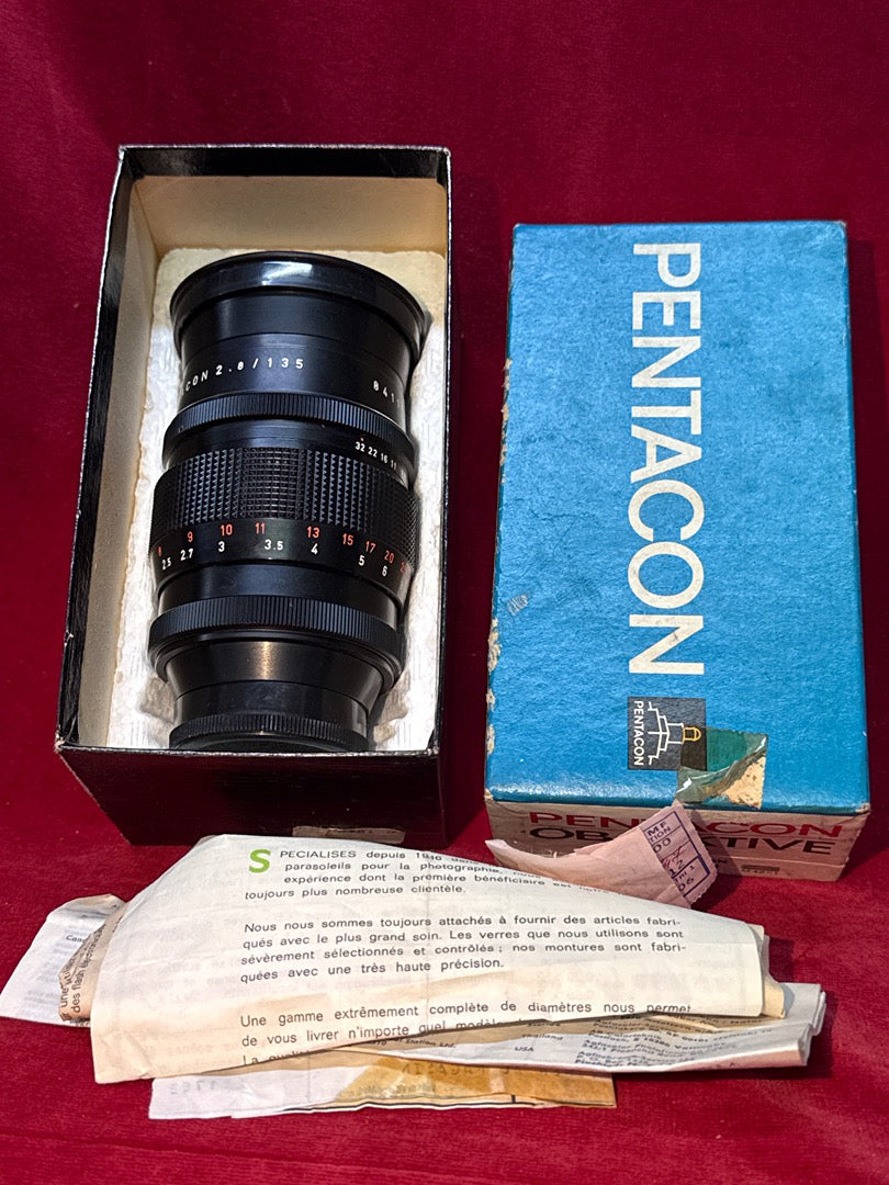 Objectif Pentacon 2.8 135 mm Made in Gdr