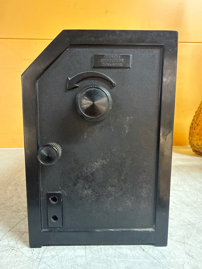 Poste de radio – Philips 2514 – Électronique – Vintage de collection noir 1928