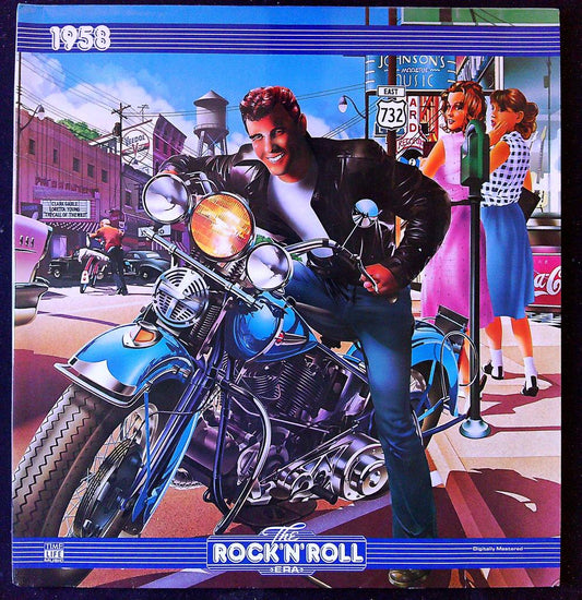 Vinyle The Rock 'n' Roll Era 1958 Time Life Music bleu