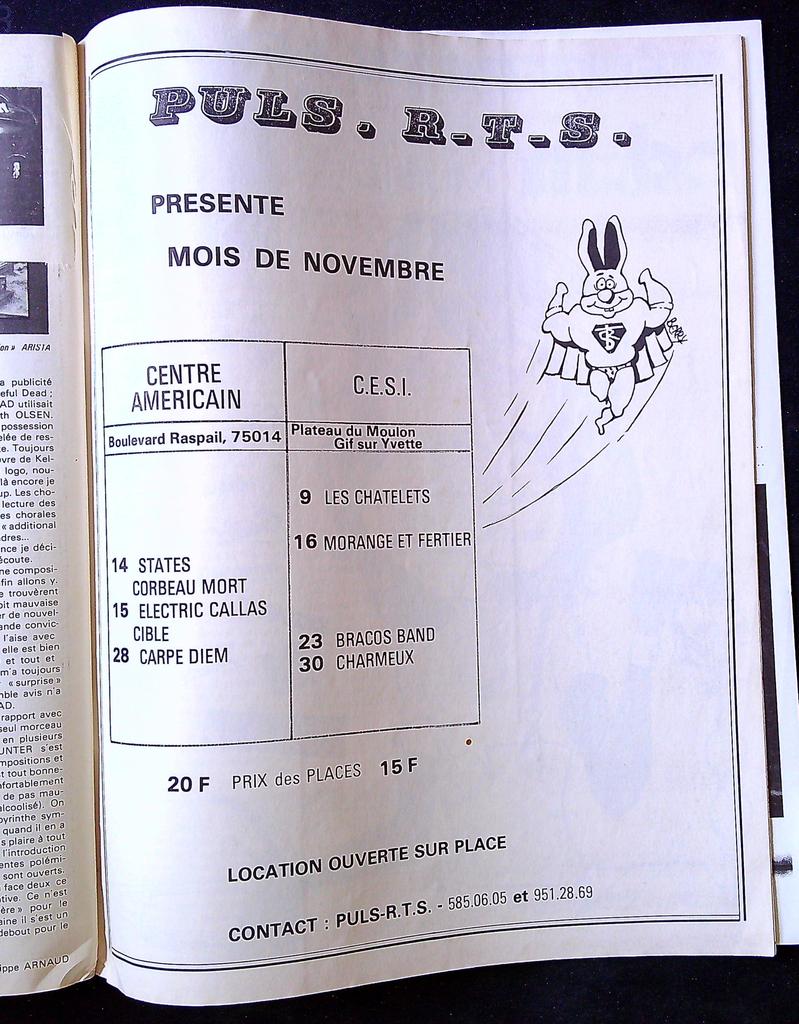 Magazine – Rock en Stock n°6 1977 – Musique – Yves Simon Marc Bolan