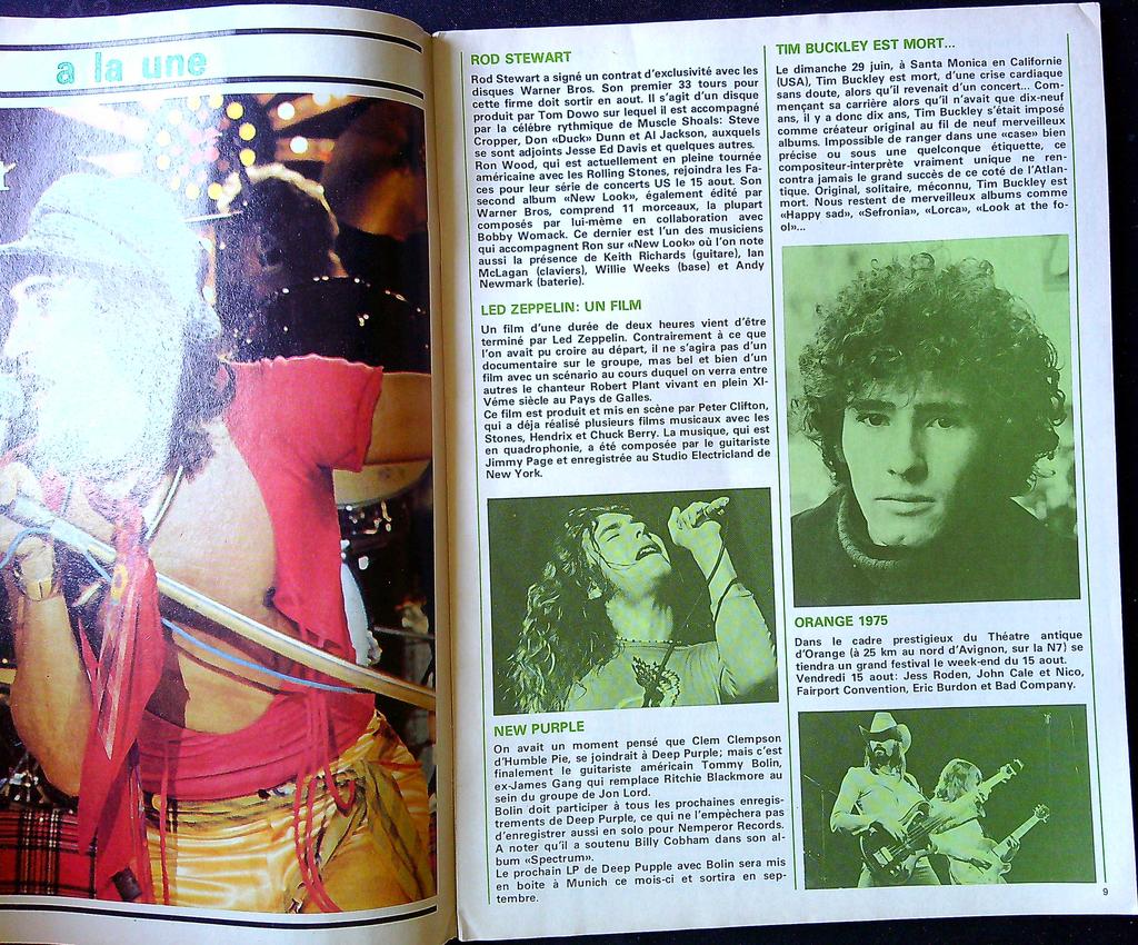 Magazine – Extra N°3 – Musique – Pink Floyd Elvis 1975