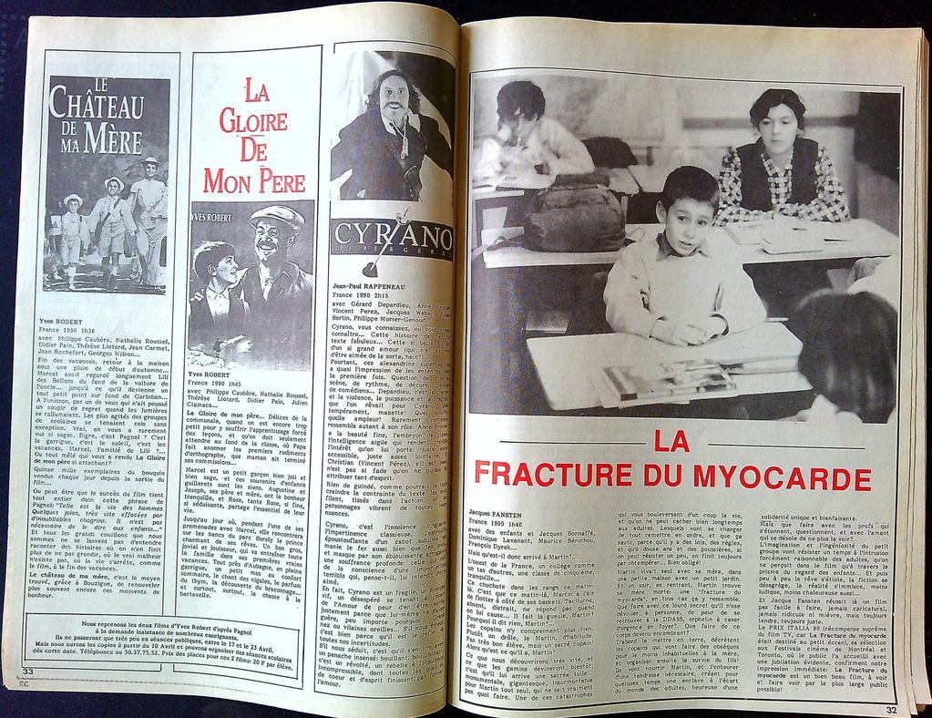 Gazette de cinéma – Utopia Bashu – Memorabilia – Vintage 1991