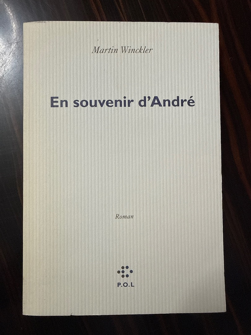 Livre – Martin Winckler - En souvenir d'andré – Littérature