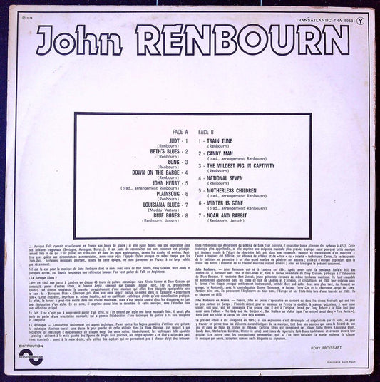 Disque vinyle Lp John Renbourn The Transatlantic Legend vol 2