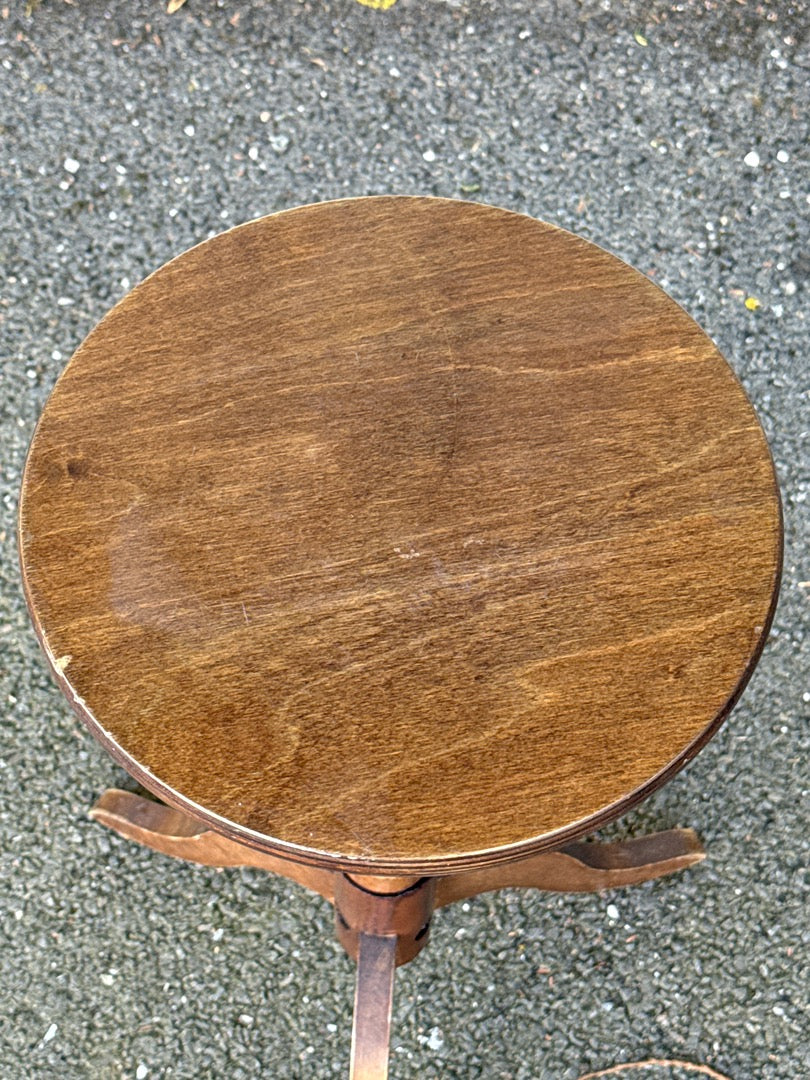 Sellette en bois – Vintage – Ornements – Pied tripode