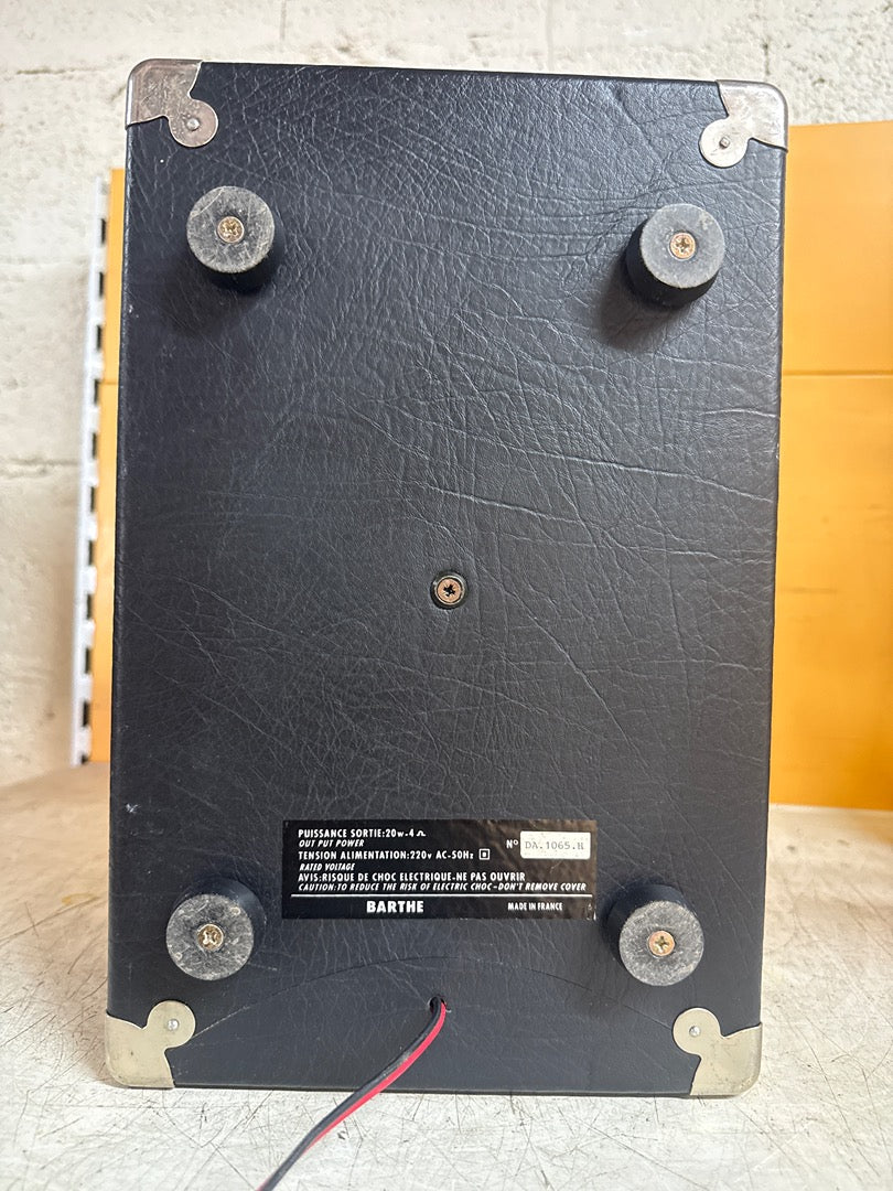 Enceinte – Barthe – Audio – vintage noire 20w