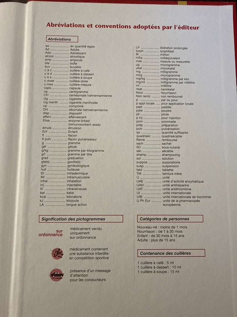 Dictionnaire Vidal De La Famille – Livre – Édition Médicale
