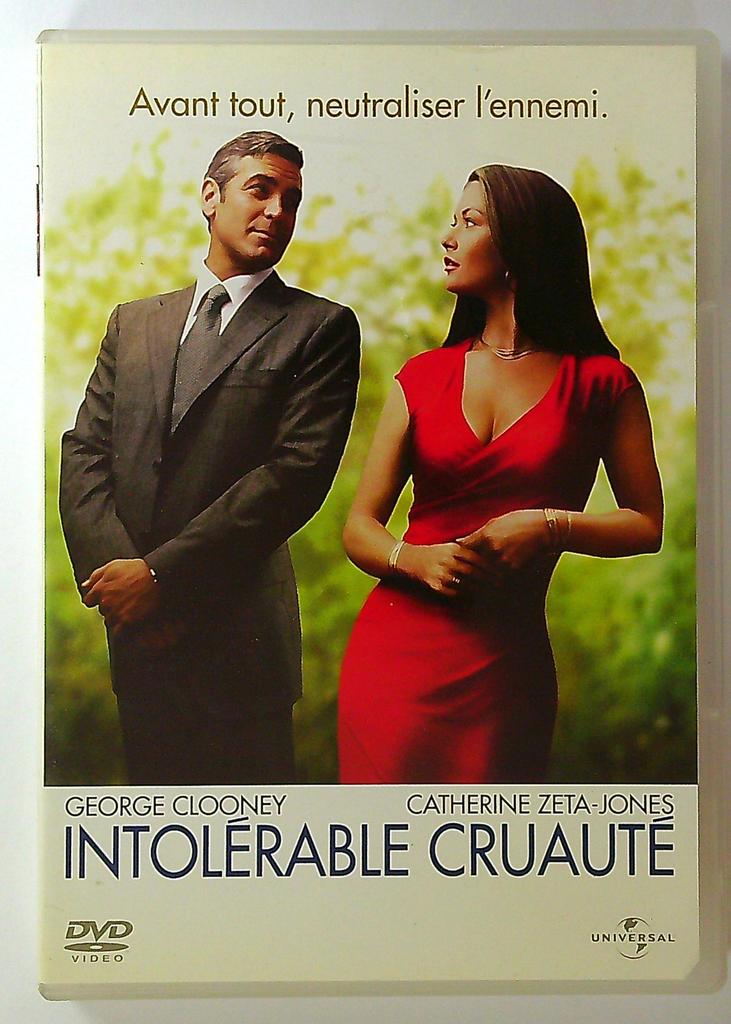 Dvd Intolérable Cruauté Clooney & Zeta-jones