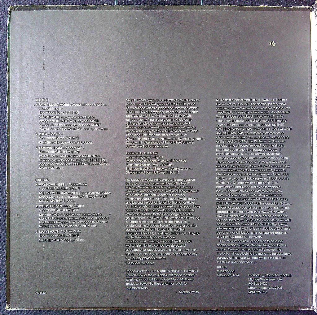 Disque vinyle – Michael White – Musique – Jazz Impulse