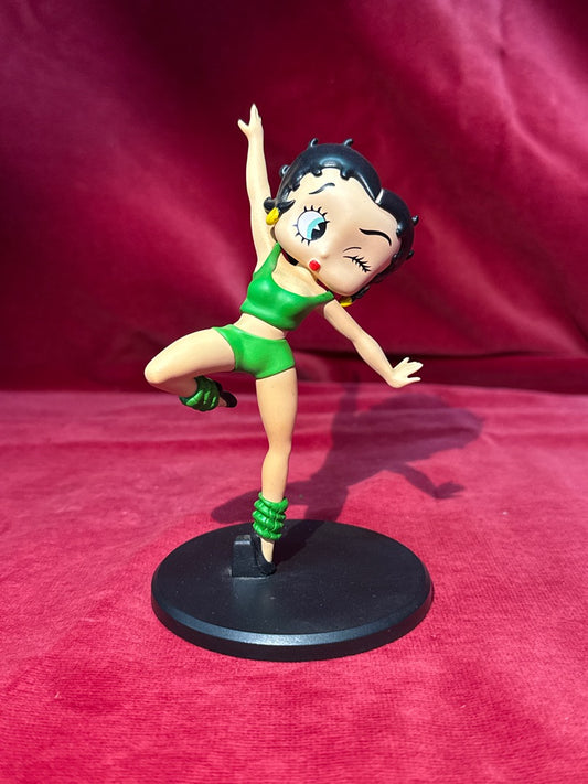 Figurine Betty Boop danseuse verte Fleischer Studios