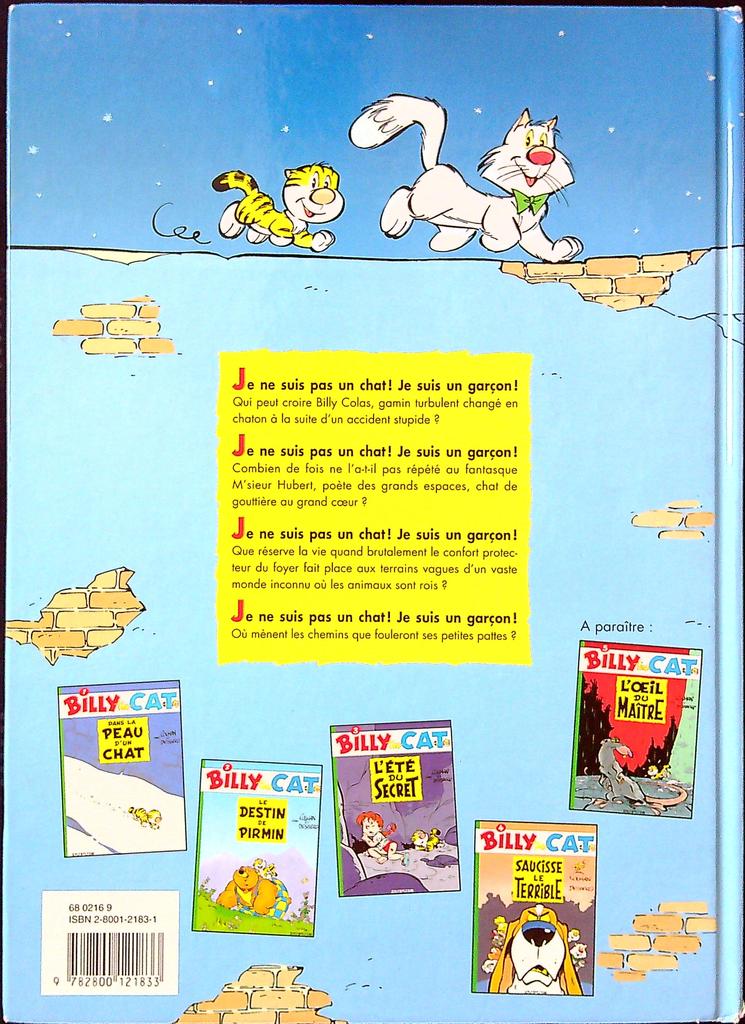 Bande dessinée – Billy the Cat – Bd Jeunesse – Dupuis