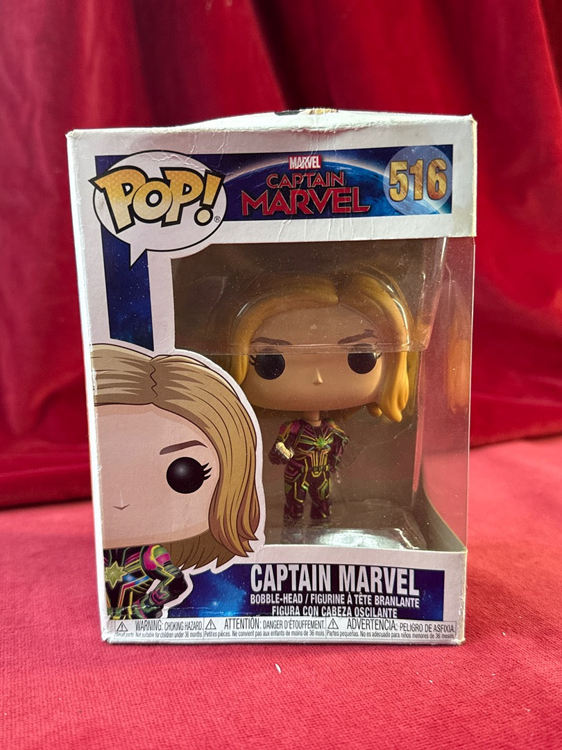 Figurine Pop Captain Marvel Funko 516