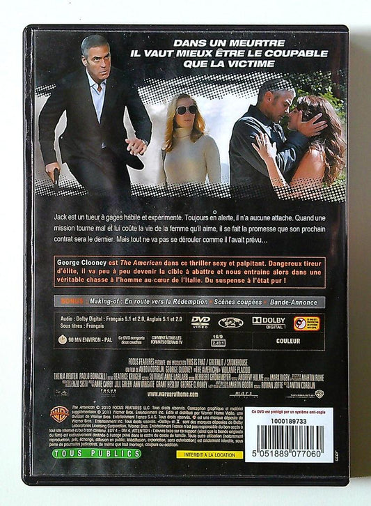 Dvd film The American avec George Clooney