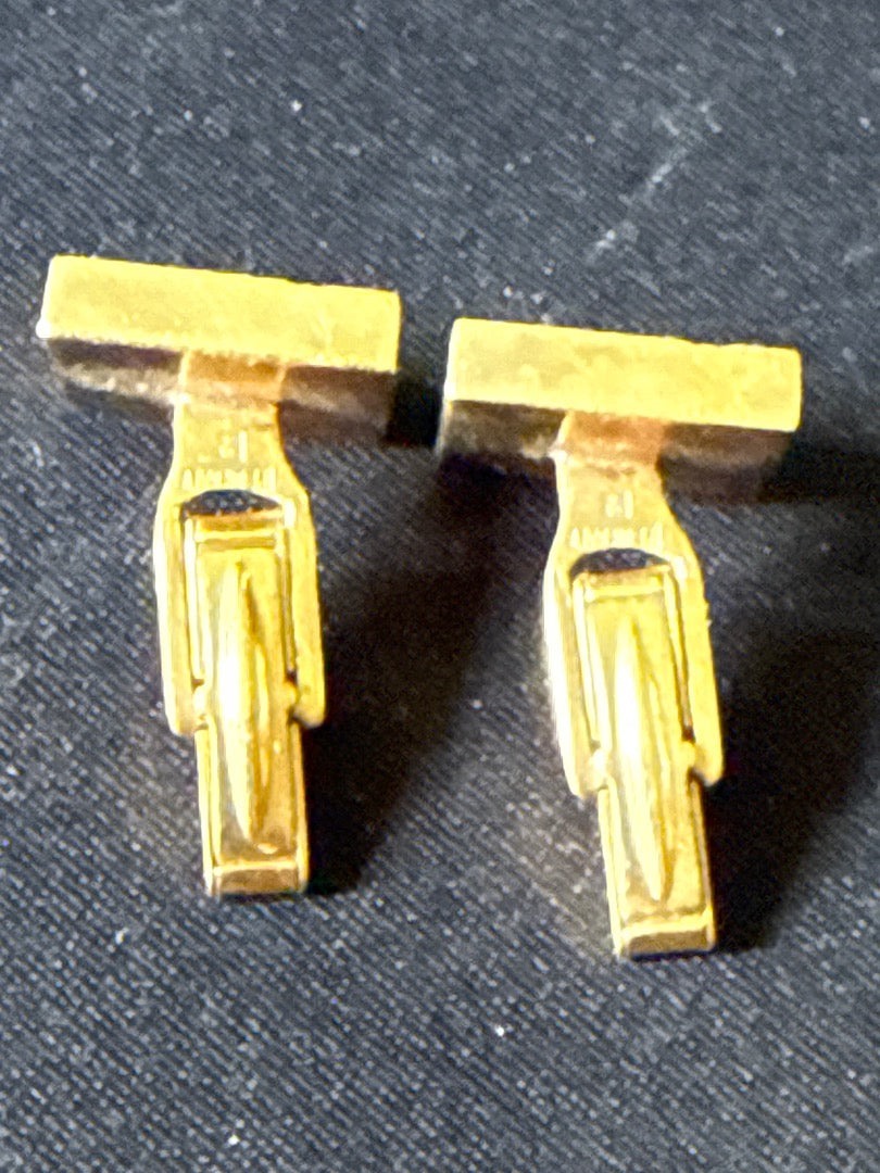 Boutons de manchette – Murat – Accessoire – Doré vintage - Plaqué Or