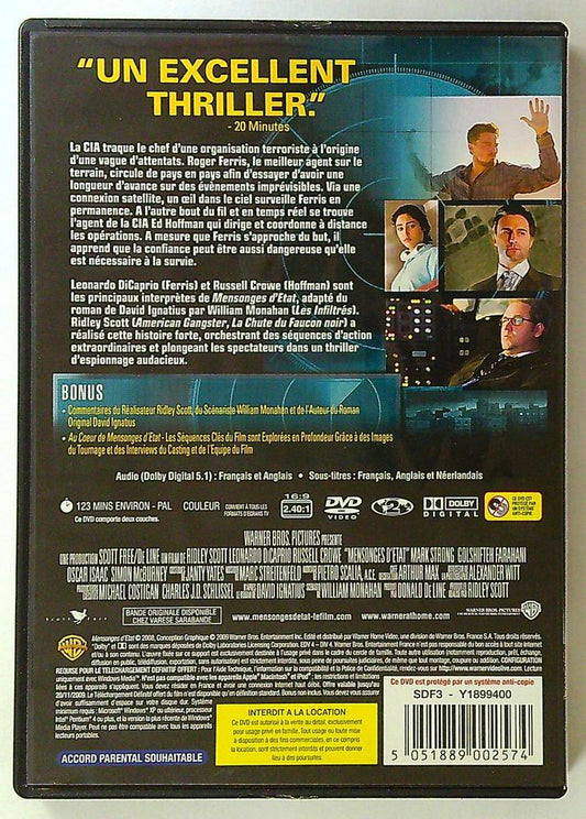 Dvd Mensonges d'état Ridley Scott Dicaprio Crowe